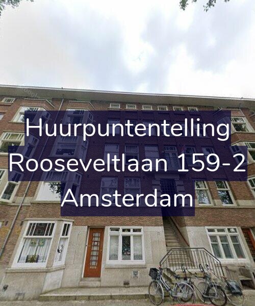 Foto gevel Huurpuntentelling voor Rooseveltlaan 159-2, Amsterdam