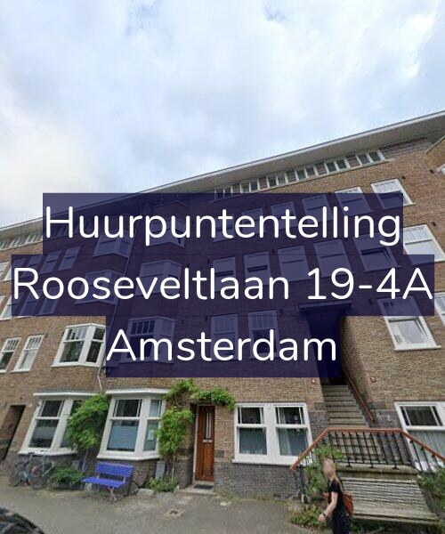 Foto gevel Huurpuntentelling voor Rooseveltlaan 19-4A, Amsterdam