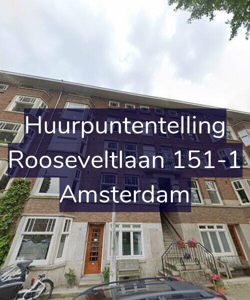 Foto gevel Huurpuntentelling voor Rooseveltlaan 151-1, Amsterdam