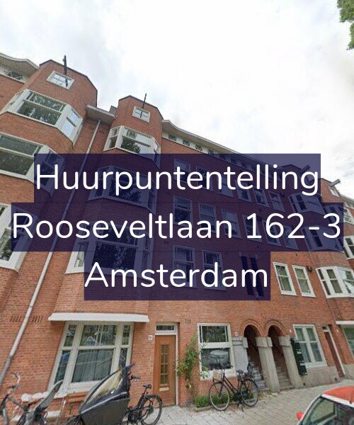 Foto gevel Huurpuntentelling voor Rooseveltlaan 162-3, Amsterdam