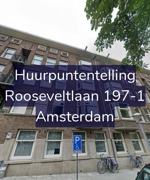 Foto gevel Huurpuntentelling voor Rooseveltlaan 197-1, Amsterdam