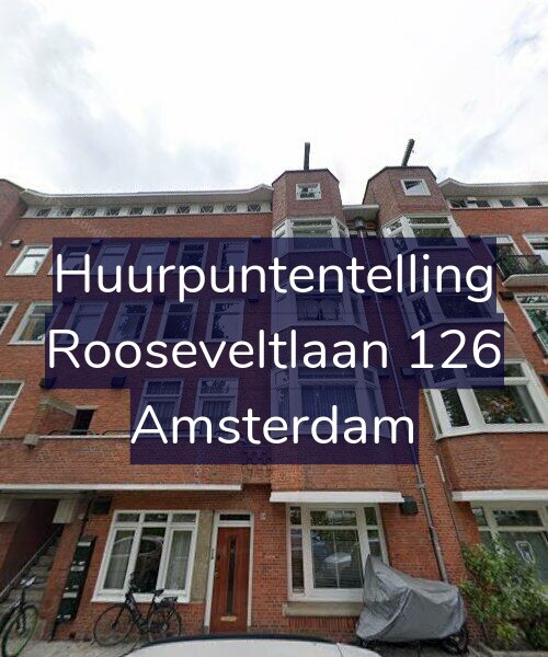 Foto gevel Huurpuntentelling voor Rooseveltlaan 126, Amsterdam