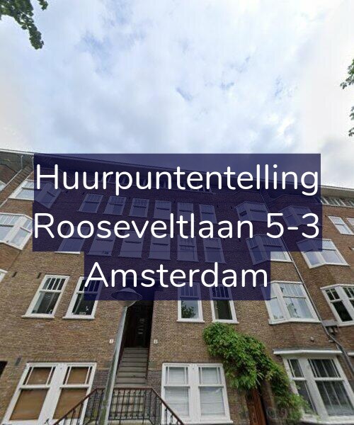 Foto gevel Huurpuntentelling voor Rooseveltlaan 5-3, Amsterdam