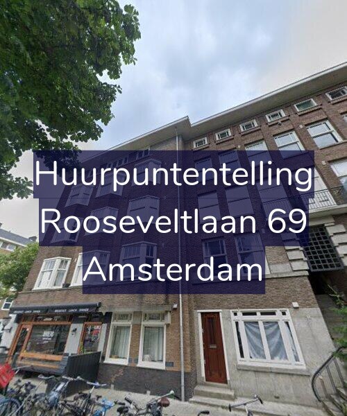 Foto gevel Huurpuntentelling voor Rooseveltlaan 69, Amsterdam