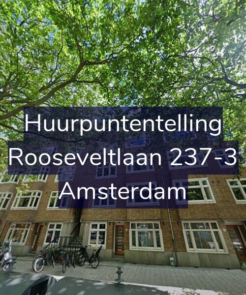 Foto gevel Huurpuntentelling voor Rooseveltlaan 237-3, Amsterdam
