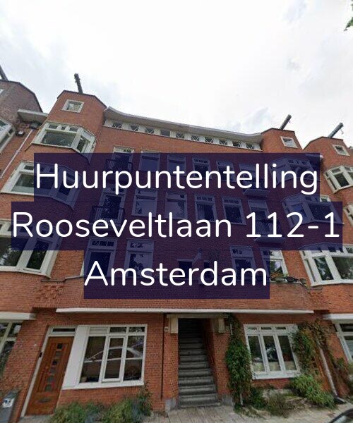 Foto gevel Huurpuntentelling voor Rooseveltlaan 112-1, Amsterdam