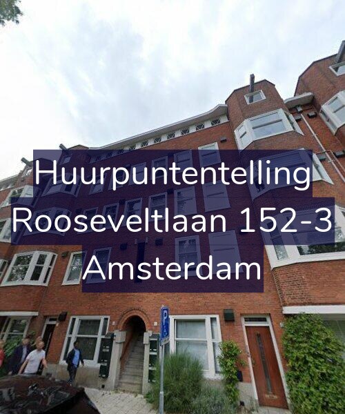 Foto gevel Huurpuntentelling voor Rooseveltlaan 152-3, Amsterdam