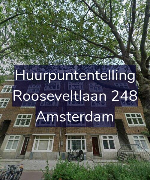 Foto gevel Huurpuntentelling voor Rooseveltlaan 248, Amsterdam