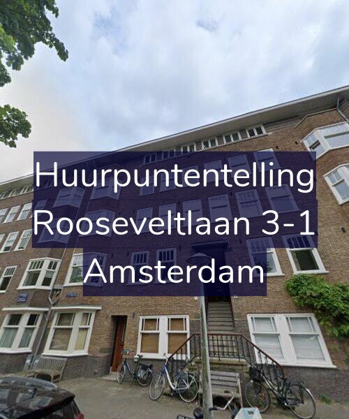 Foto gevel Huurpuntentelling voor Rooseveltlaan 3-1, Amsterdam