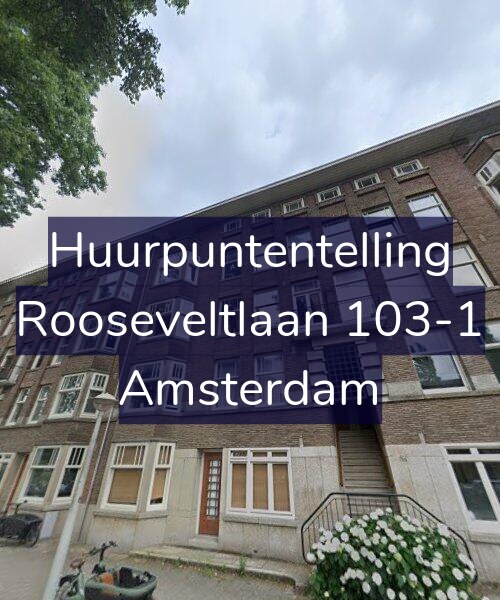 Foto gevel Huurpuntentelling voor Rooseveltlaan 103-1, Amsterdam