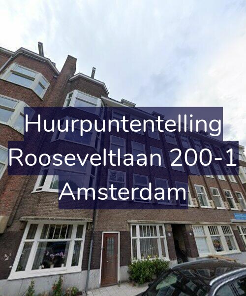 Foto gevel Huurpuntentelling voor Rooseveltlaan 200-1, Amsterdam