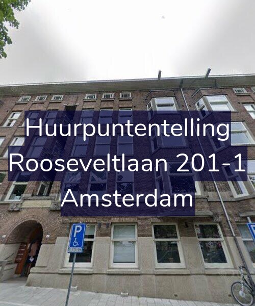 Foto gevel Huurpuntentelling voor Rooseveltlaan 201-1, Amsterdam