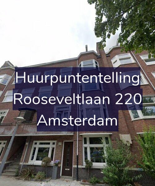 Foto gevel Huurpuntentelling voor Rooseveltlaan 220, Amsterdam