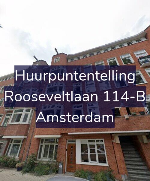 Foto gevel Huurpuntentelling voor Rooseveltlaan 114-B, Amsterdam