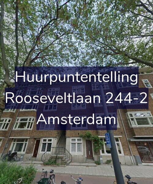 Foto gevel Huurpuntentelling voor Rooseveltlaan 244-2, Amsterdam