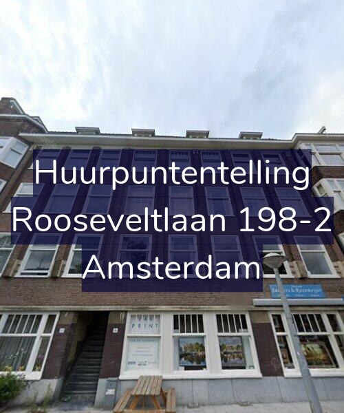Foto gevel Huurpuntentelling voor Rooseveltlaan 198-2, Amsterdam