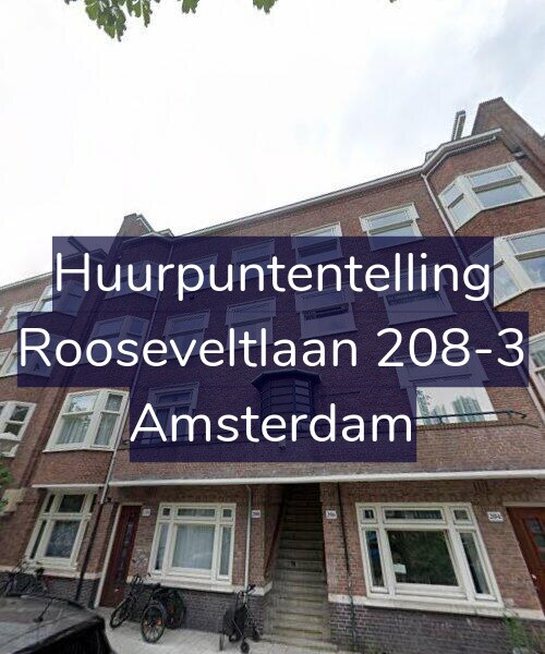 Foto gevel Huurpuntentelling voor Rooseveltlaan 208-3, Amsterdam