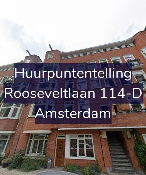 Foto gevel Huurpuntentelling voor Rooseveltlaan 114-D, Amsterdam