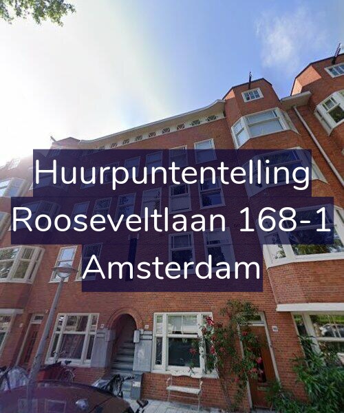 Foto gevel Huurpuntentelling voor Rooseveltlaan 168-1, Amsterdam