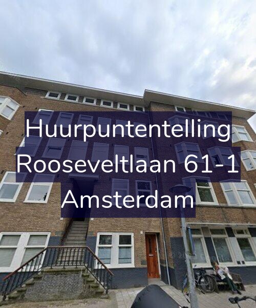 Foto gevel Huurpuntentelling voor Rooseveltlaan 61-1, Amsterdam