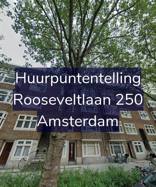Foto gevel Huurpuntentelling voor Rooseveltlaan 250, Amsterdam
