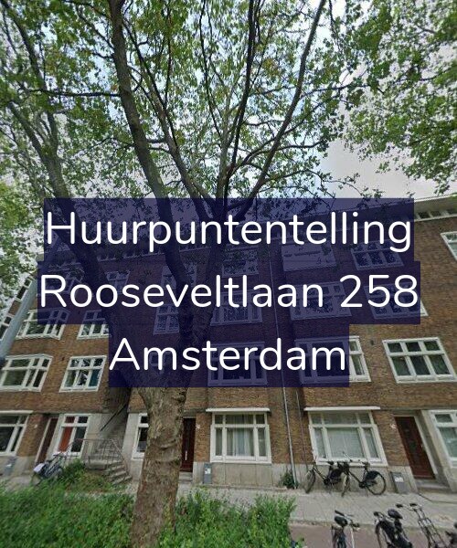 Foto gevel Huurpuntentelling voor Rooseveltlaan 258, Amsterdam