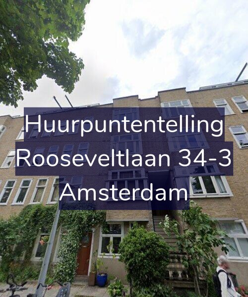 Foto gevel Huurpuntentelling voor Rooseveltlaan 34-3, Amsterdam