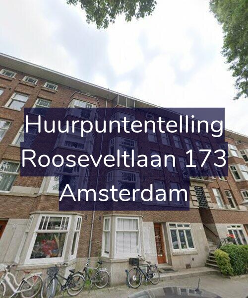 Foto gevel Huurpuntentelling voor Rooseveltlaan 173, Amsterdam