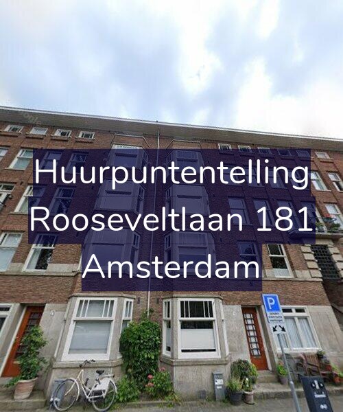 Foto gevel Huurpuntentelling voor Rooseveltlaan 181, Amsterdam
