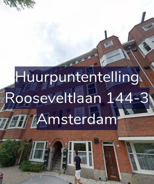 Foto gevel Huurpuntentelling voor Rooseveltlaan 144-3, Amsterdam