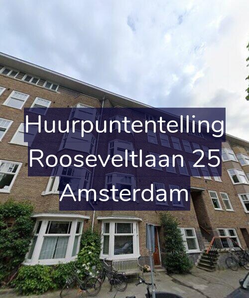 Foto gevel Huurpuntentelling voor Rooseveltlaan 25, Amsterdam