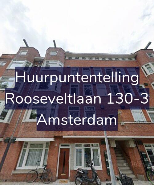 Foto gevel Huurpuntentelling voor Rooseveltlaan 130-3, Amsterdam