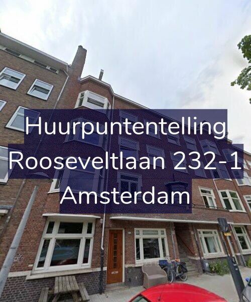 Foto gevel Huurpuntentelling voor Rooseveltlaan 232-1, Amsterdam