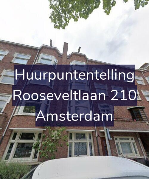 Foto gevel Huurpuntentelling voor Rooseveltlaan 210, Amsterdam