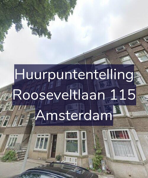 Foto gevel Huurpuntentelling voor Rooseveltlaan 115, Amsterdam