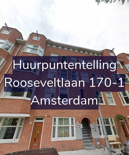 Foto gevel Huurpuntentelling voor Rooseveltlaan 170-1, Amsterdam