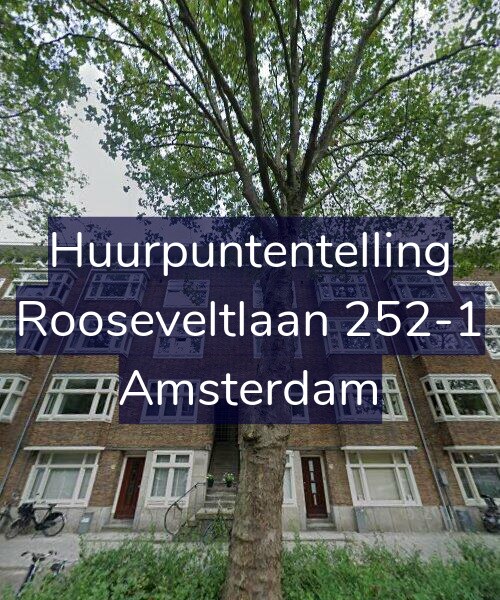 Foto gevel Huurpuntentelling voor Rooseveltlaan 252-1, Amsterdam
