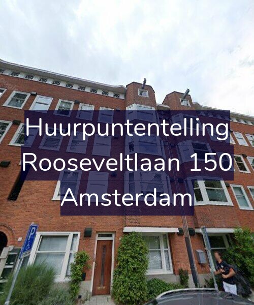 Foto gevel Huurpuntentelling voor Rooseveltlaan 150, Amsterdam