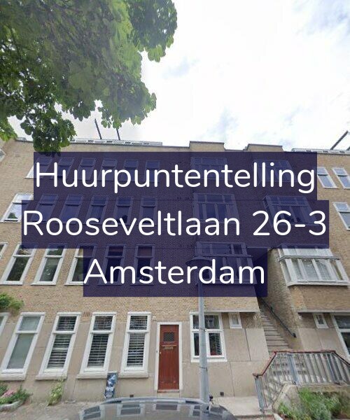 Foto gevel Huurpuntentelling voor Rooseveltlaan 26-3, Amsterdam