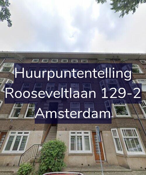 Foto gevel Huurpuntentelling voor Rooseveltlaan 129-2, Amsterdam