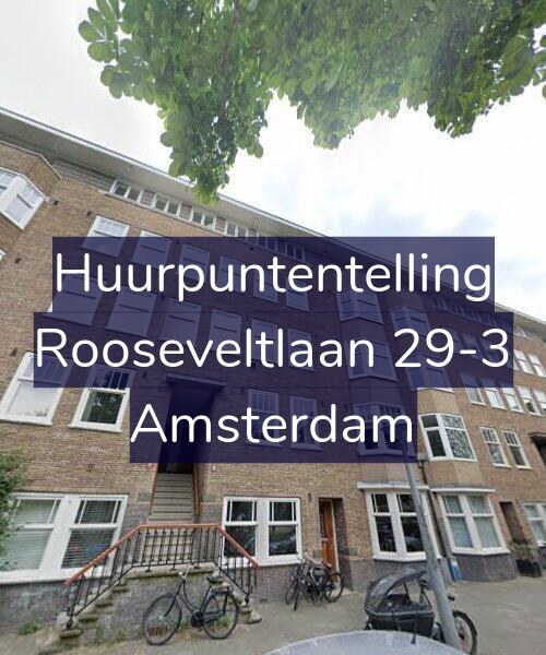 Foto gevel Huurpuntentelling voor Rooseveltlaan 29-3, Amsterdam