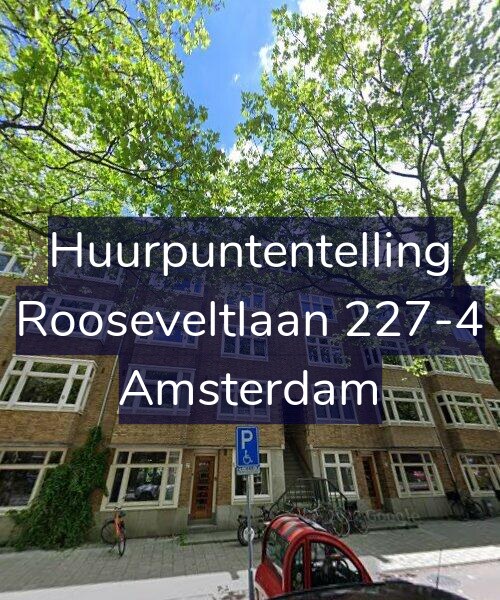Foto gevel Huurpuntentelling voor Rooseveltlaan 227-4, Amsterdam