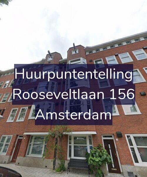 Foto gevel Huurpuntentelling voor Rooseveltlaan 156, Amsterdam