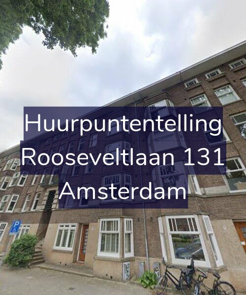 Foto gevel Huurpuntentelling voor Rooseveltlaan 131, Amsterdam