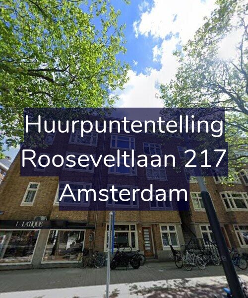 Foto gevel Huurpuntentelling voor Rooseveltlaan 217, Amsterdam