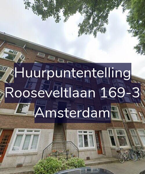 Foto gevel Huurpuntentelling voor Rooseveltlaan 169-3, Amsterdam
