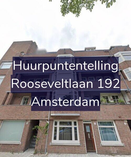 Foto gevel Huurpuntentelling voor Rooseveltlaan 192, Amsterdam