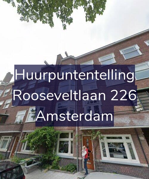 Foto gevel Huurpuntentelling voor Rooseveltlaan 226, Amsterdam