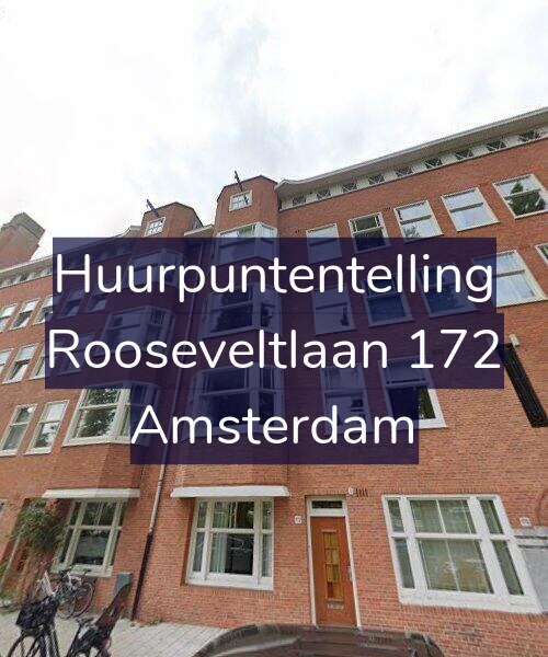 Foto gevel Huurpuntentelling voor Rooseveltlaan 172, Amsterdam