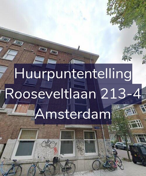 Foto gevel Huurpuntentelling voor Rooseveltlaan 213-4, Amsterdam